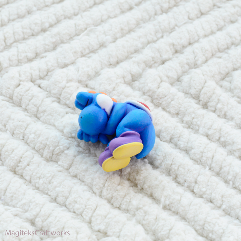 Garage Resin Kit - Cute Sleeping Yoshi Super Mario World - UNASSEMBLED UNPAINTED Chibi Figure - Sculpture Collectible Small Batch