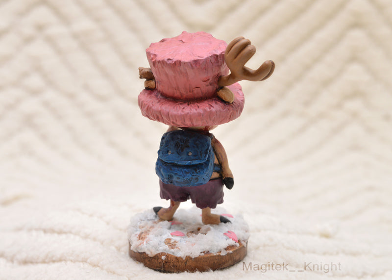 Chopper Amiudake Mushroom Chibi Figure - One Tiny Limited Small Batch Collectible Sculpture - Christmas Geek Gifts Anime Reindeer