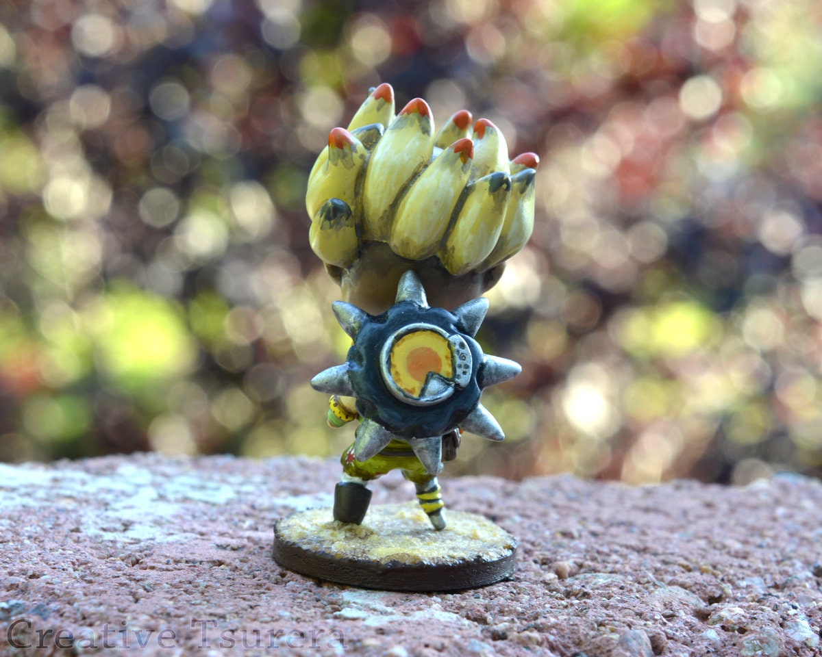 Overwatch Junkrat Chibi Figure - Tiny Limited Sculpture Collectible Small Batch Figurine - Christmas Birthday Geek Gifts