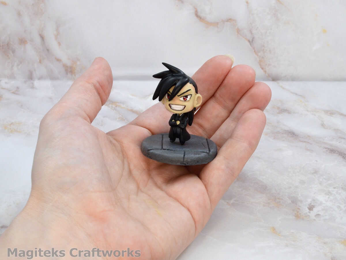 Greed Fullmetal Alchemist Brotherhood Chibi Figure - Tiny Limited Sculpture Collectible Small Batch Figurine - Christmas Birthday Geek Gifts