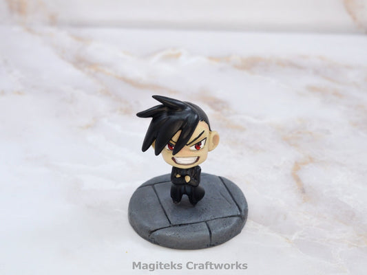 Greed Fullmetal Alchemist Brotherhood Chibi Figure - Tiny Limited Sculpture Collectible Small Batch Figurine - Christmas Birthday Geek Gifts