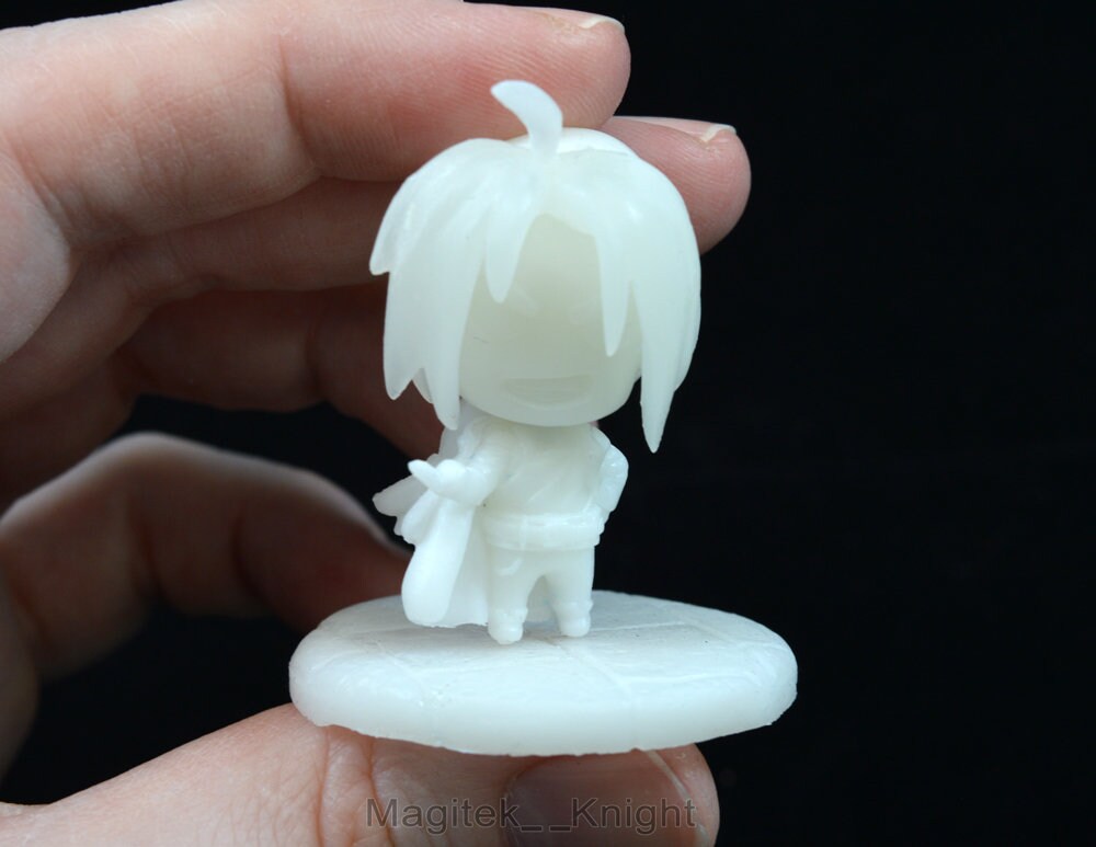 Garage Resin Kit - Ed Edward Elric Fullmetal Alchemist Brotherhood GK - UNASSEMBLED UNPAINTED Chibi Figure Sculpture Collectible Small Batch