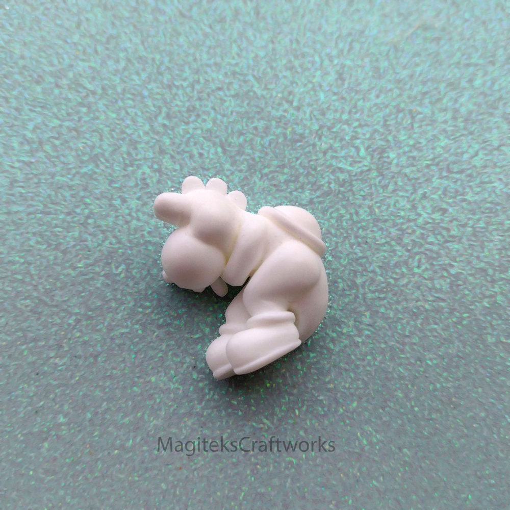 Garage Resin Kit - Cute Sleeping Yoshi Super Mario World - UNASSEMBLED UNPAINTED Chibi Figure - Sculpture Collectible Small Batch