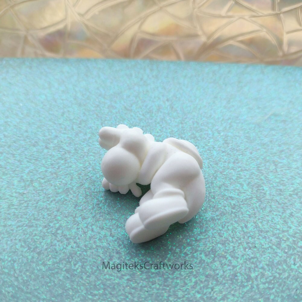 Garage Resin Kit - Cute Sleeping Yoshi Super Mario World - UNASSEMBLED UNPAINTED Chibi Figure - Sculpture Collectible Small Batch